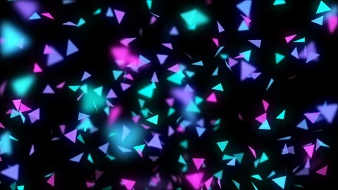 Disco Particles Background with Lights. Neon Particles Video stock 89741758