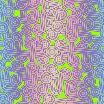 Disco party abstract seamless background Trendy style Transparent glow neon l Stock Illustration