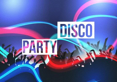 Disco Party Background - Vector Illustration Stock Illustration