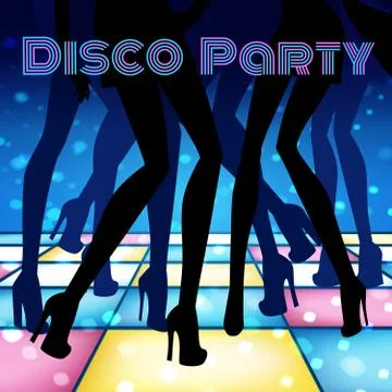 Disco party Stock Illustration