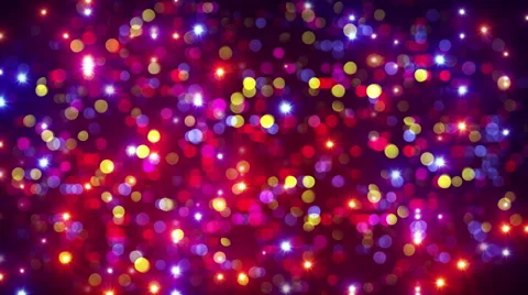disco party light flashes and bokeh back... | Stock Video | Pond5