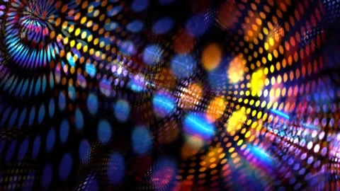 Disco Party Lights Bubbles Spherical Motion Background Video stock 276708584