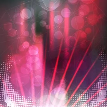 Disco Party Poster Background Template - Vector Illustration Stock Illustration