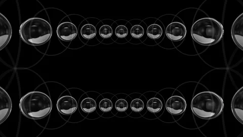 Disco party speaker 24 black background EB1a Stock Footage 274431061