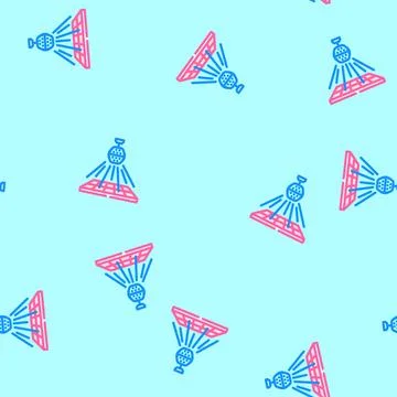 Disco party vector seamless pattern Stock Illustration