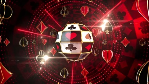 Disco Playing Cards Stock Footage 341504569