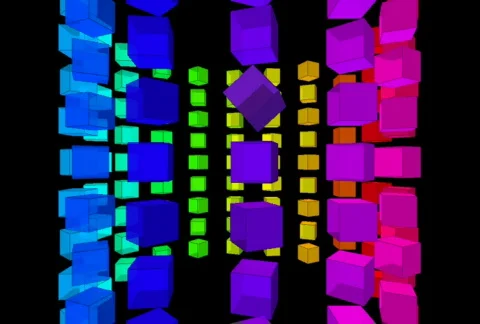 Disco Pop Round NTSC Video stock 776631