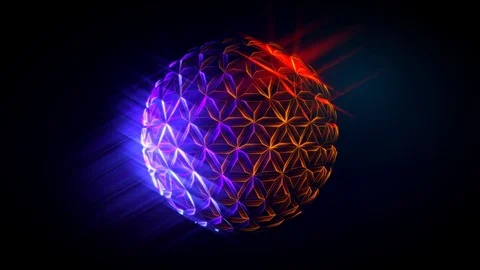 Disco prism Stock Footage 73256782