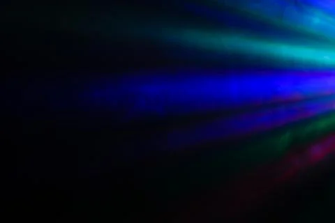 Disco rays in the smoke Stock Photos