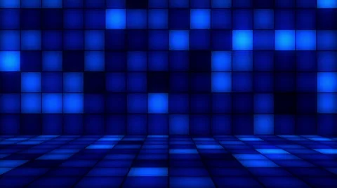 Disco Room Blue 02 Stock-Footage 47348805