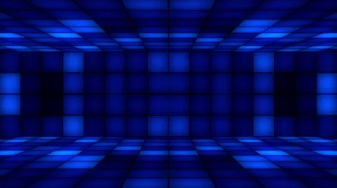 Disco Room Blue 03 Vídeos de archivo 47361217