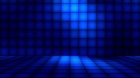 Disco Room Blue Vídeos de archivo 47348794