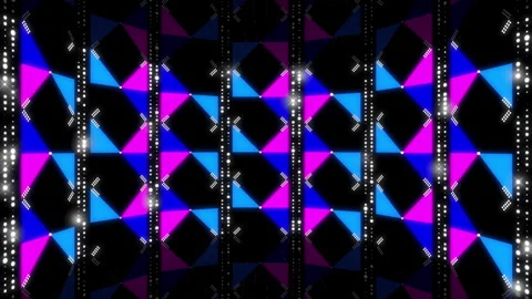 Disco Scene Blinking Looped Video Video stock 150731001