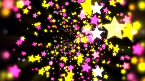 Disco Show Star Background is seamless motion graphics for music videos Stock Footage 100881249