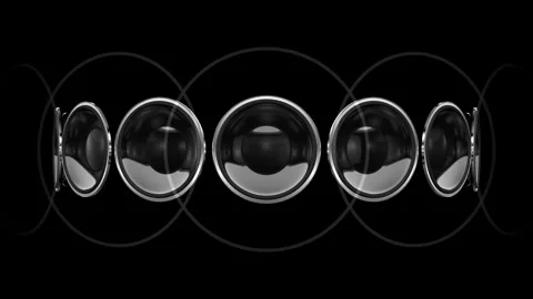 Disco Speaker 24 AB1a Stock Footage 274393559