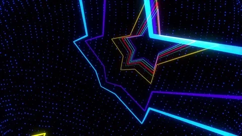 Disco Star Strobe Lasers Stock-Footage 81685122