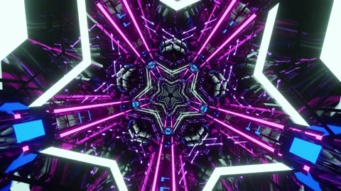 Disco Stars VJ LOOP 4K Stock Footage 153659794