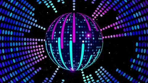 Disco tech eq 1 Video stock 73256863