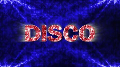 Disco Text Stock-Footage 40579003