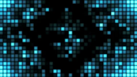 Disco Tiles Blue Loop 库存影片 103802530