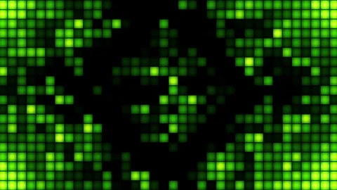 Disco Tiles Green Loop Stock Footage 103802889