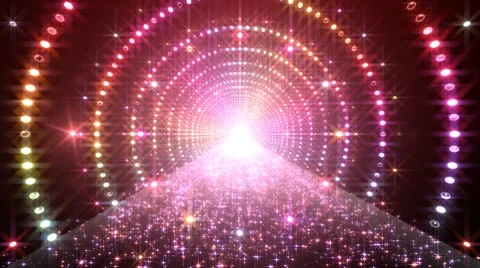 Disco Tunnel 3 C1BC1 HD Stock Footage