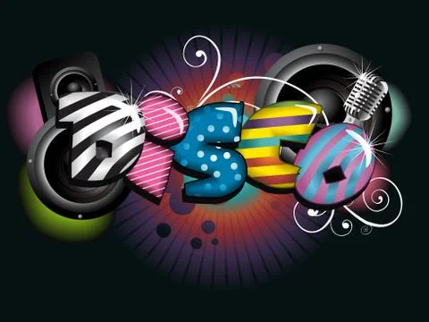 Disco Vector Stock Illustration