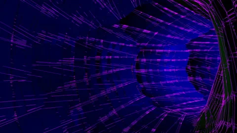 Disco VJ tunnel Stock-Footage 104076090