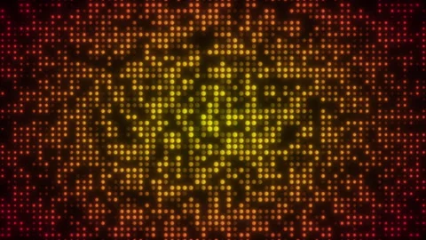 Disco Wall With Flashing Lights Video Animated Background Stock Footage 346373917
