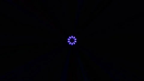 Disco wall laser shining bright lines motion graphic colorful background vj Video stock 237069672