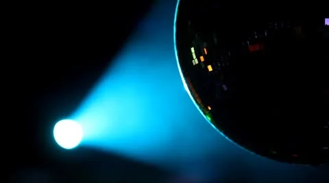 Discoball in the beam of light 動画素材 8963926