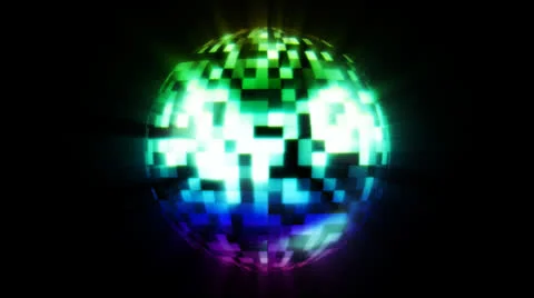 Discoball Color Stock Footage 23458642