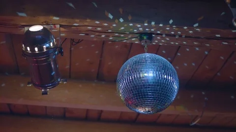 A discoball on the party Stock Footage 82374705