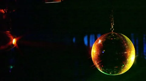 Discoball Spinning Stock Footage 46414953