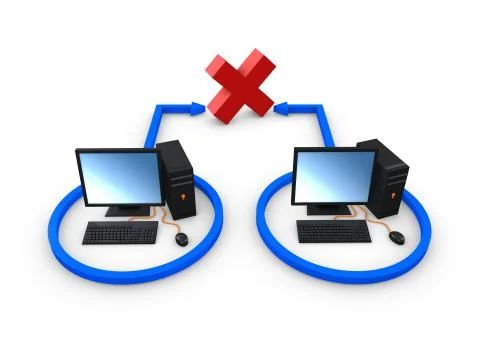 Disconnected 스톡 일러스트