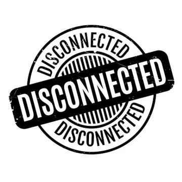 Disconnected rubber stamp Stock-Illustration
