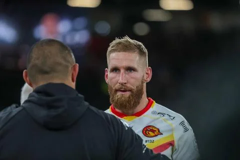  A disconsolate SamTomkins at Full Time *** during the Betfred Super Leagu... Stock Photos