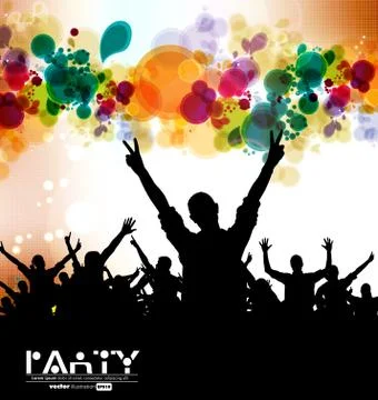 Discoteque Music Flyer Stock-Illustration