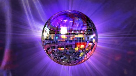 Discotheque disco mirror ball 스톡 동영상 8577092