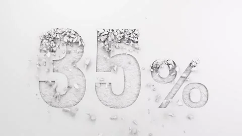 Discount 10% to 90% off sale animation. 動画素材 291676341