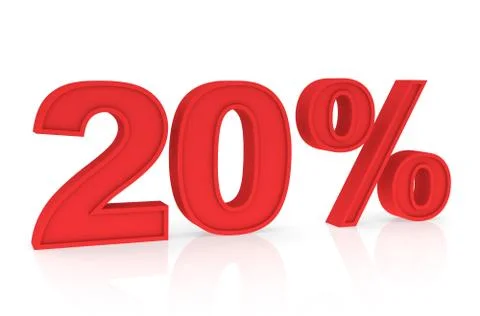 Discount 20% Stock Photos
