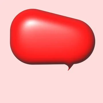 Discount 3d speech or message bubble for sales and special offers. Isolated on Stock Illustration
