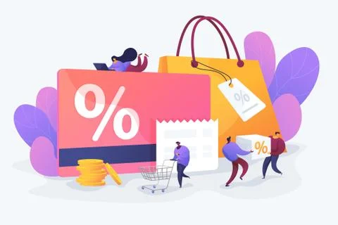 Discount and loyalty card vector illustration. Stock Illustration