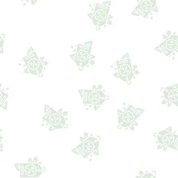 Discount autumn glyph seamless pattern Stock Illustration
