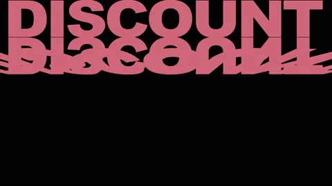 DISCOUNT BANNER Video stock 146444214