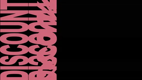 DISCOUNT BANNER (for vertical use) Video stock 146444569