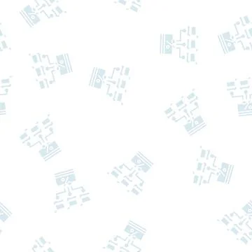 Discount card glyph seamless pattern 스톡 일러스트
