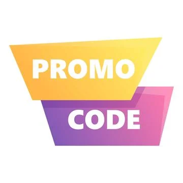 Discount code icon cartoon . Promo coupon Stock-Illustration