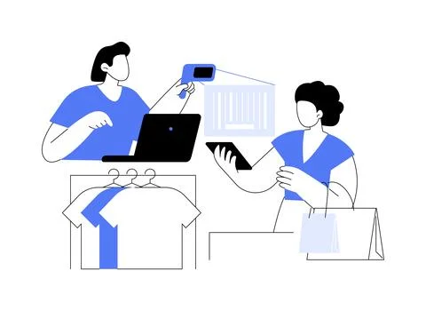 Discount code isolated cartoon vector illustrations. Illustrazione stock