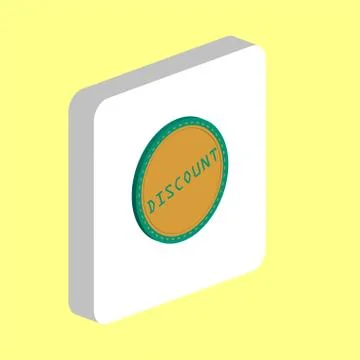 Discount computer symbol Stock Illustration